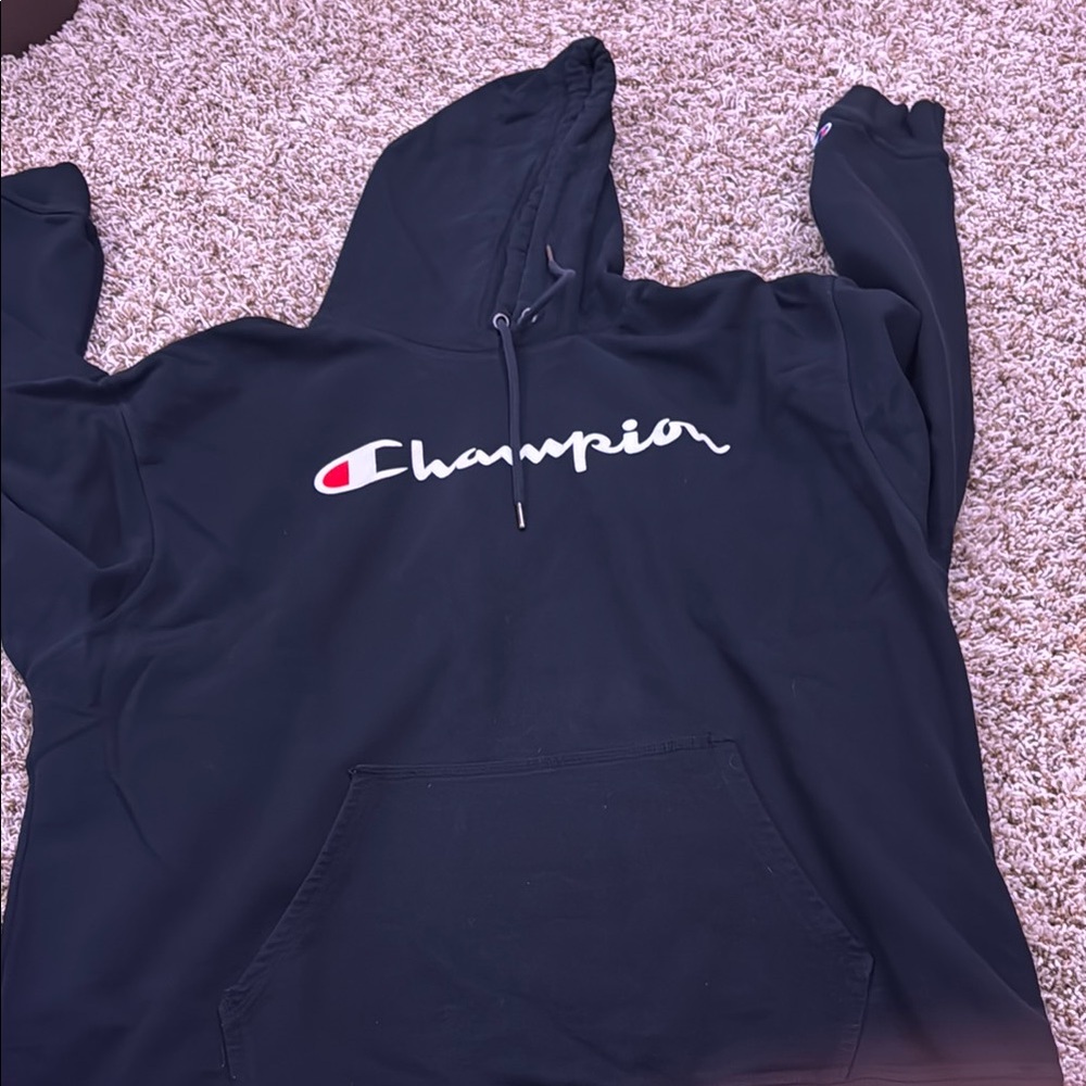 Champion Black Hoodie